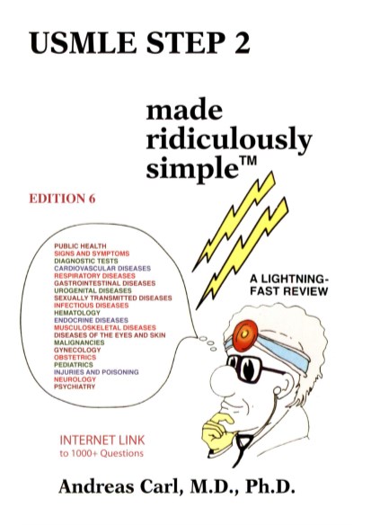 usmle-step-2-made-ridiculously-simple-6ed-หน้าปก-ookbee