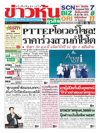 ข่าวหุ้น-29-january-2019-หน้าปก-ookbee