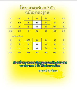 โหราศาสตร์เลข-7-ตัวฉบับมาตรฐาน-หน้าปก-ookbee