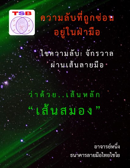 ไขความลับ-จักรวาลผ่านเส้นลายมือ-ว่าด้วยเส้นหลักเส้นสมอง-หน้าปก-ookbee